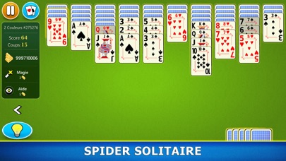 Screenshot #1 pour Spider Solitaire Mobile