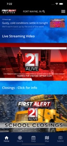 21Alive First Alert Weather screenshot #3 for iPhone