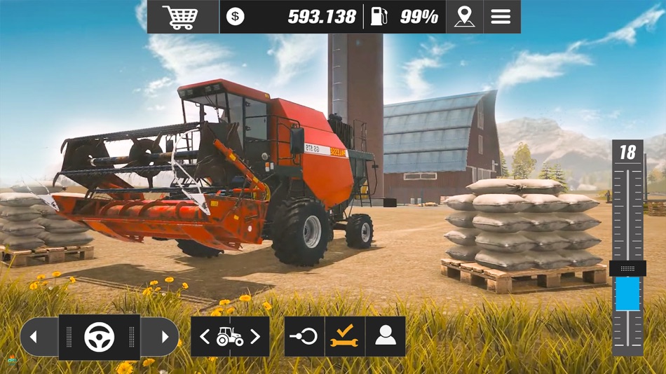 #2. Tractor Farming Offline Games (iOS) 由: Farzana Ahmad