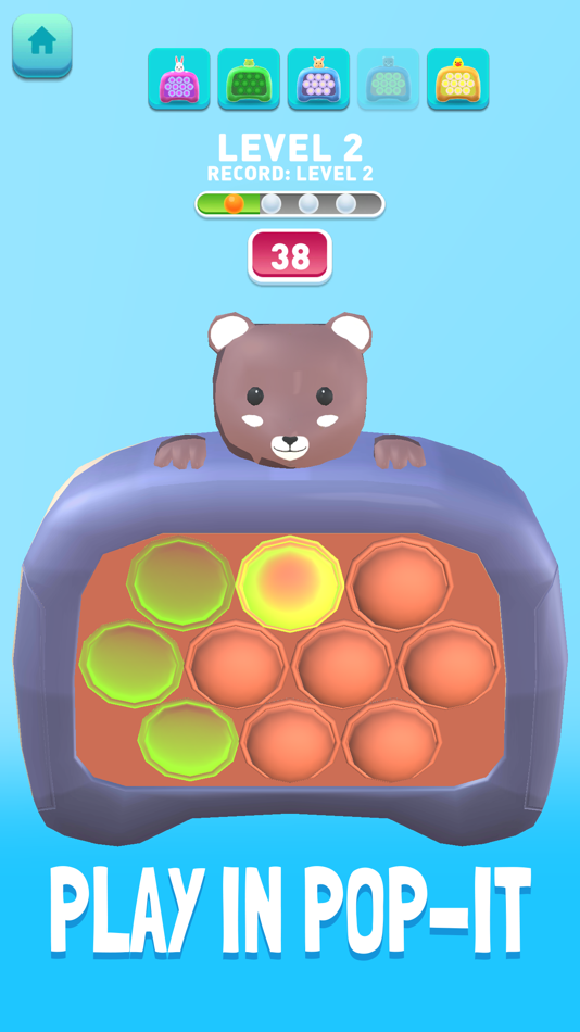 #3. Fidget: Pop It & Simple Dimple (iOS) 来自: Dimitri Liwenetz