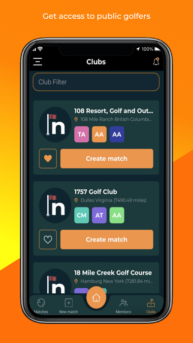 LynksIn: The Golfers Network Screenshot