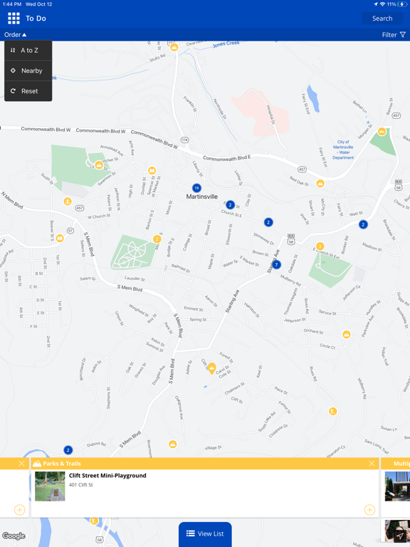 VisitMartinsville iPad screenshot 3 - Travel app