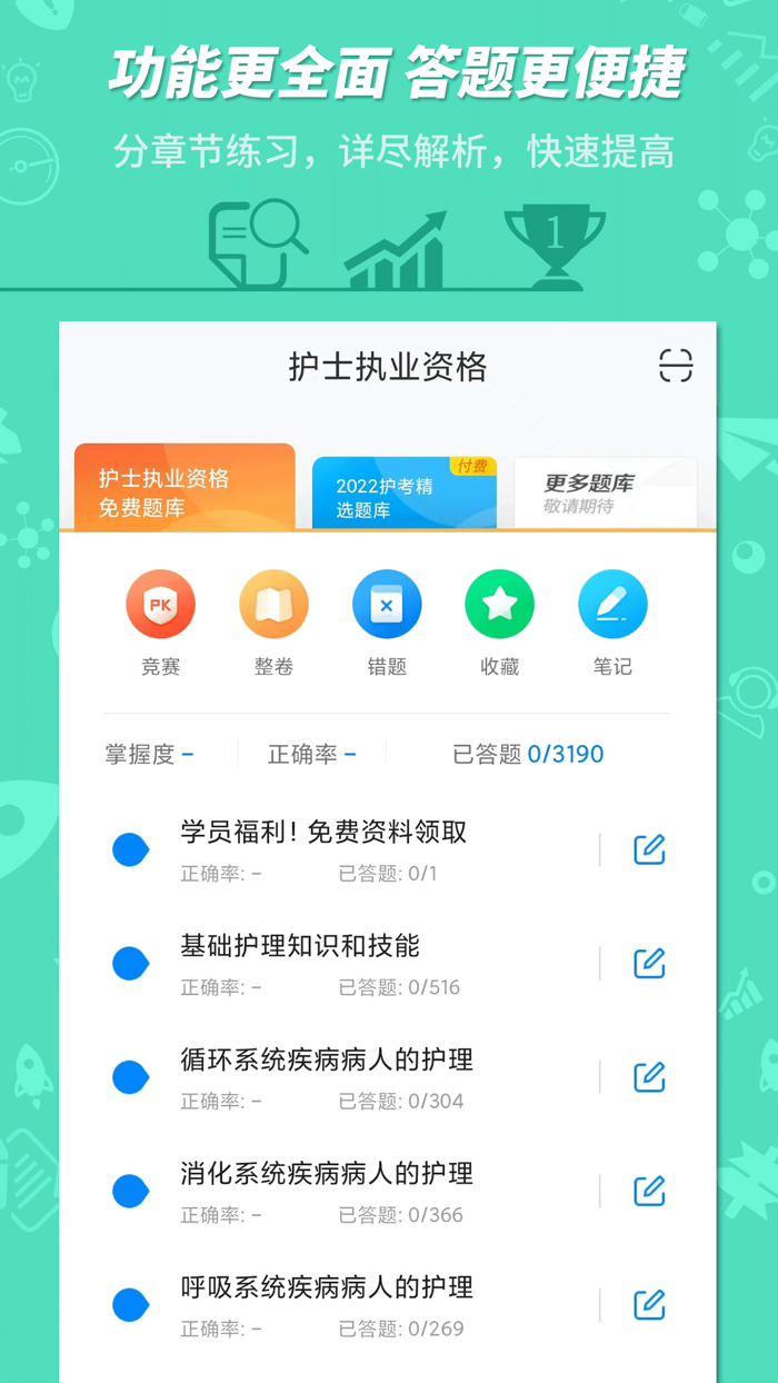 护士执业资格考试-101贝考护考题库