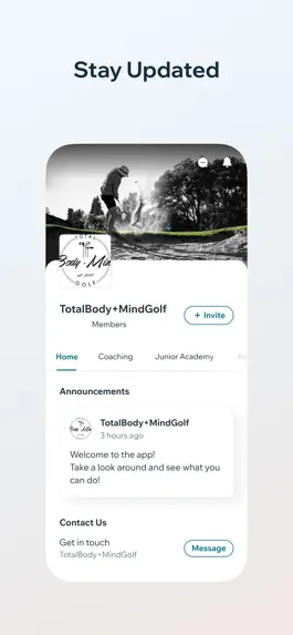 Game screenshot Total Body+Mind Golf LLC apk