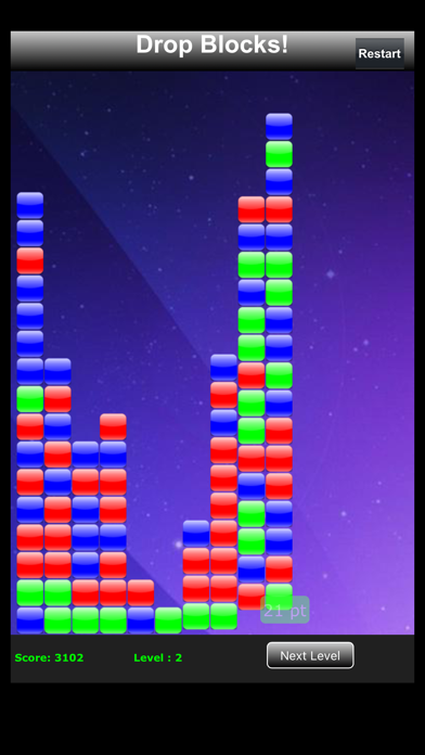 Screenshot #3 pour Drop Blocks - matching game