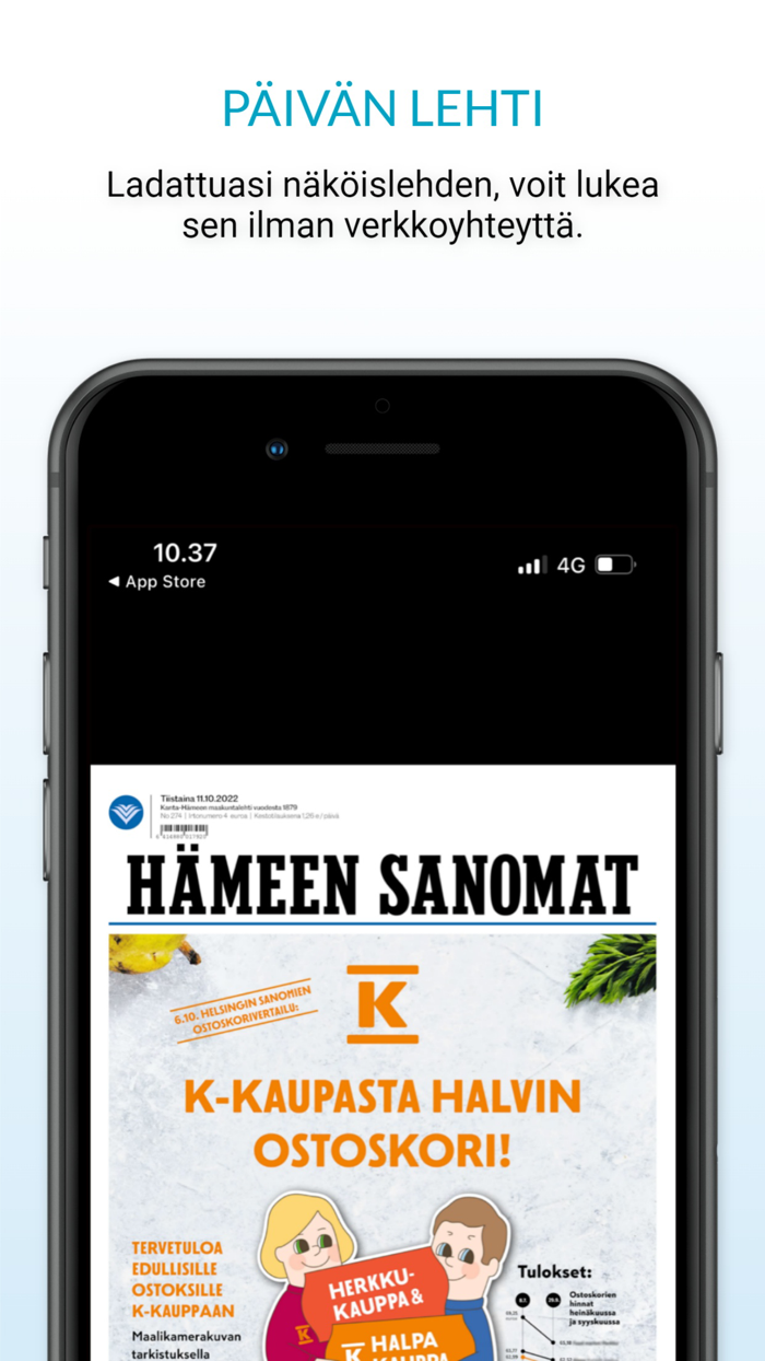 Hämeen Sanomat -sovellus