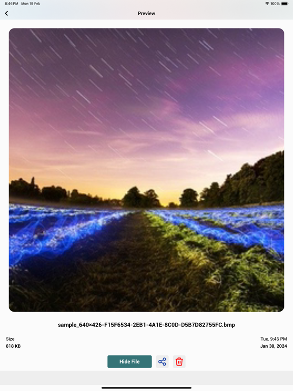 Photo Gallery : Albums iPad screenshot 5 - Photo & Video app