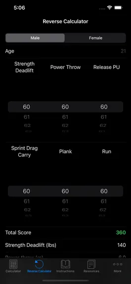 Game screenshot ACFT Calculator and Resources apk
