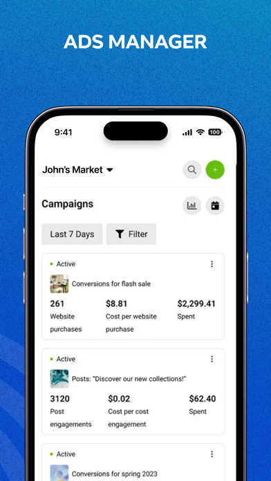 Screenshot #2 pour Meta Ads Manager Business
