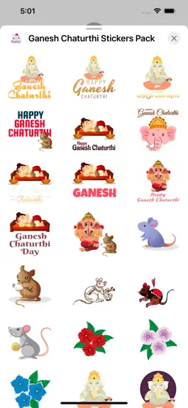Game screenshot Ganesha Stickers hack