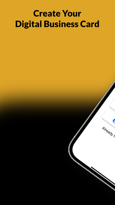 VIZZ - Digital Business Card Screenshot