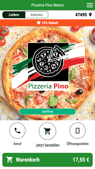 Pizzeria Pino Moers Screenshot