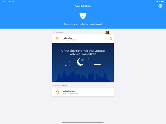 Ziggo Safe Online iPad app afbeelding 8