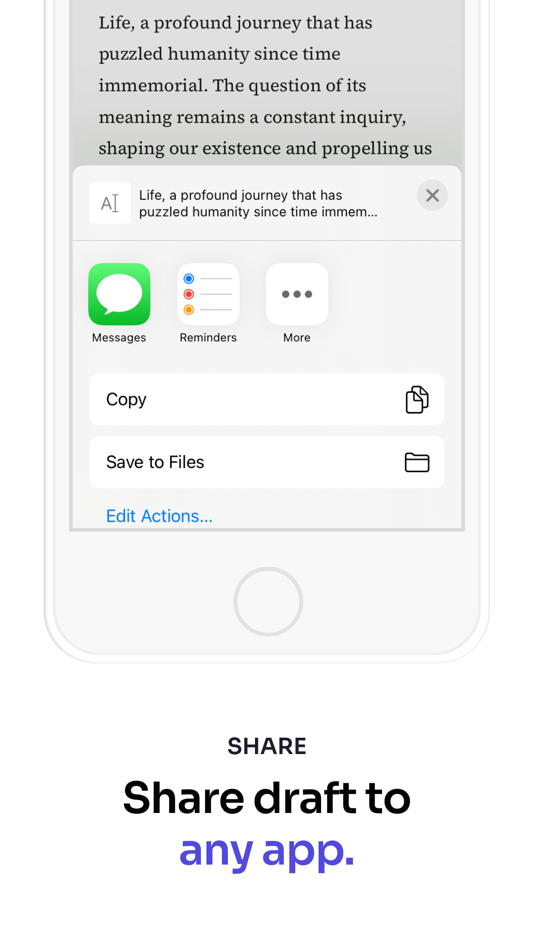 #5. DraftBot - AI draft generator (iOS) 由: Swiply Oy