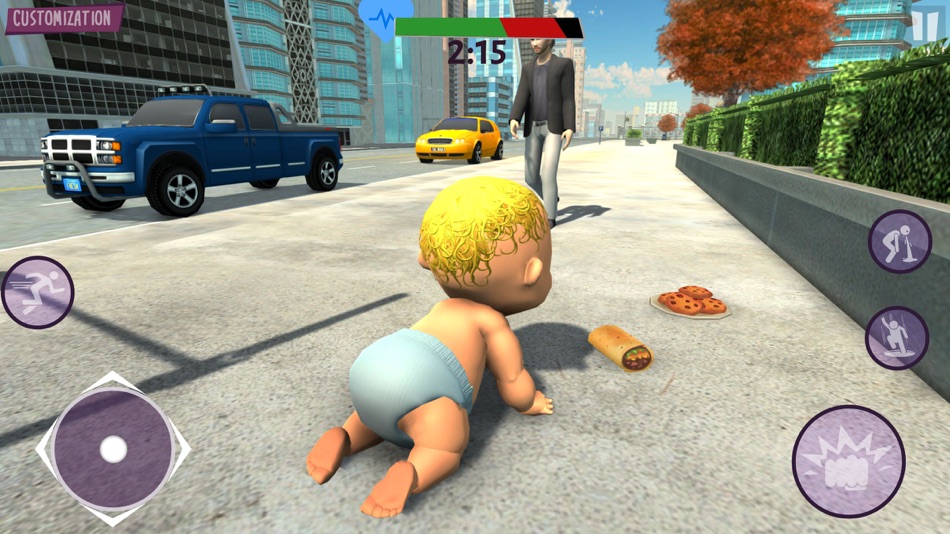 #4. Giant Baby Simulator (iOS) 由: Iftikhar Younis