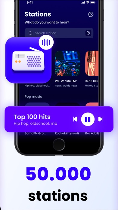 Radio: Simple Live FM AM Tuner Screenshot