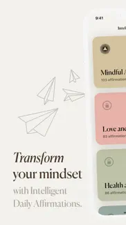 mindful daily affirmations iphone screenshot 1