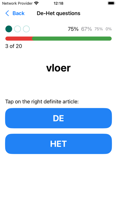 Dutch Definite Articles Screenshot