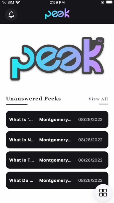 The Peek App Screenshot