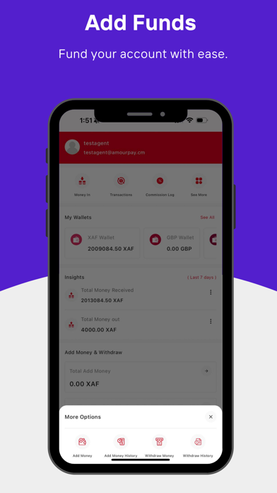 AmourPay Agent Screenshot