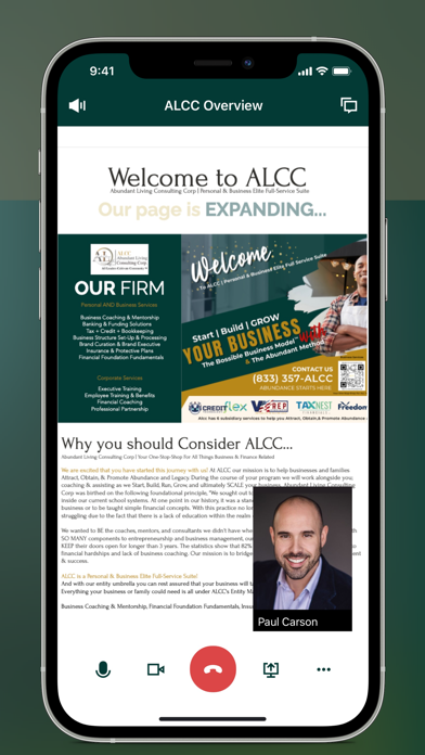 Abundant Living Consulting Screenshot