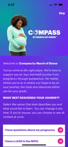 Compass by March of Dimes screenshot #1 for iPhone