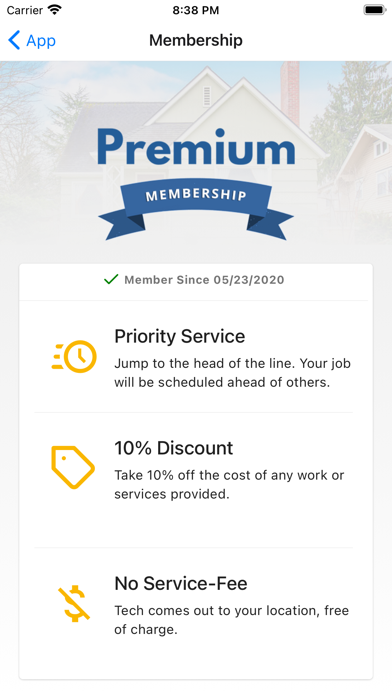 Premium Home Service Screenshot