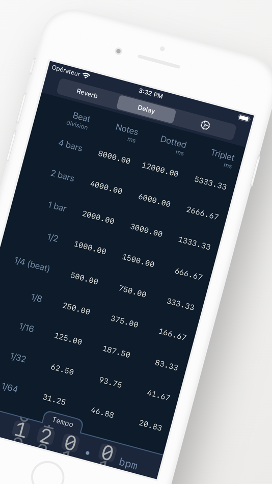 Reverb & Delay Calculator by Quentin Hayot - (iOS Apps) — AppAgg