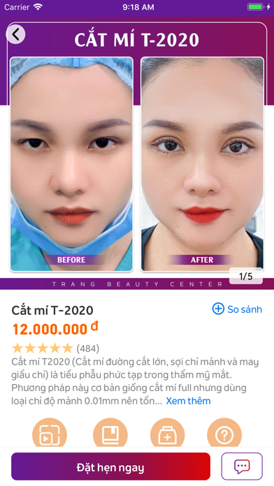 Trang Beauty Center Screenshot