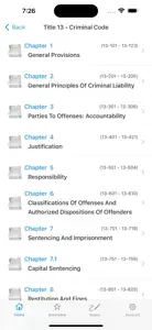 AZ Laws ARS (Arizona Titles) screenshot #3 for iPhone