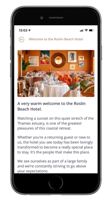 Roslin Beach Hotel Screenshot