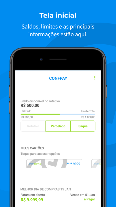 Confpay Cartões Screenshot