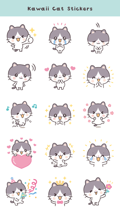 Screenshot #3 pour Kawaii Cat Stickers (Global)