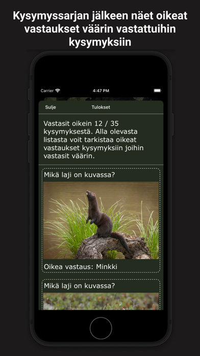 Metsästysvisa Screenshot