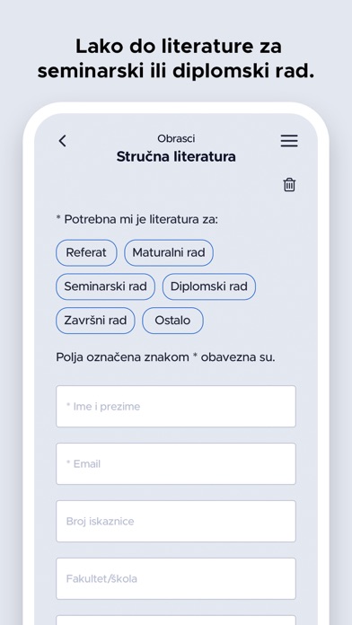 Gradska knjižnica Kaštela Screenshot
