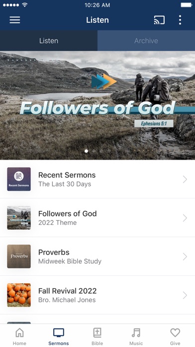 Central Baptist Ponca City, OK Screenshot