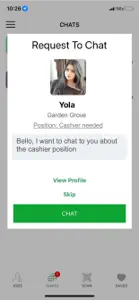 Hiring.chat - find local jobs screenshot #5 for iPhone