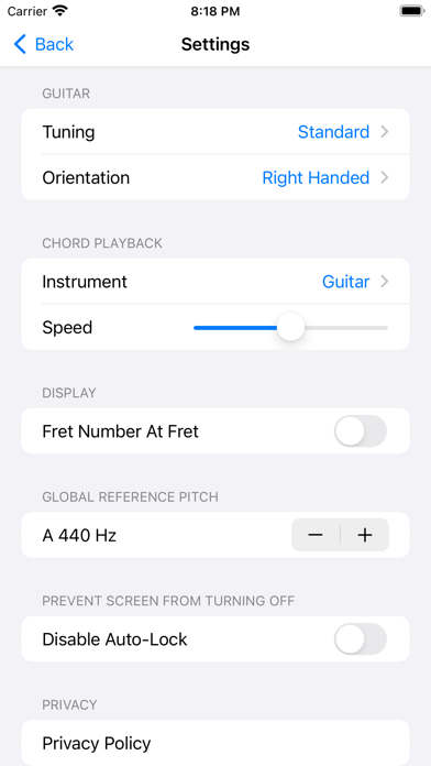 Guitar Chords Power Screenshot