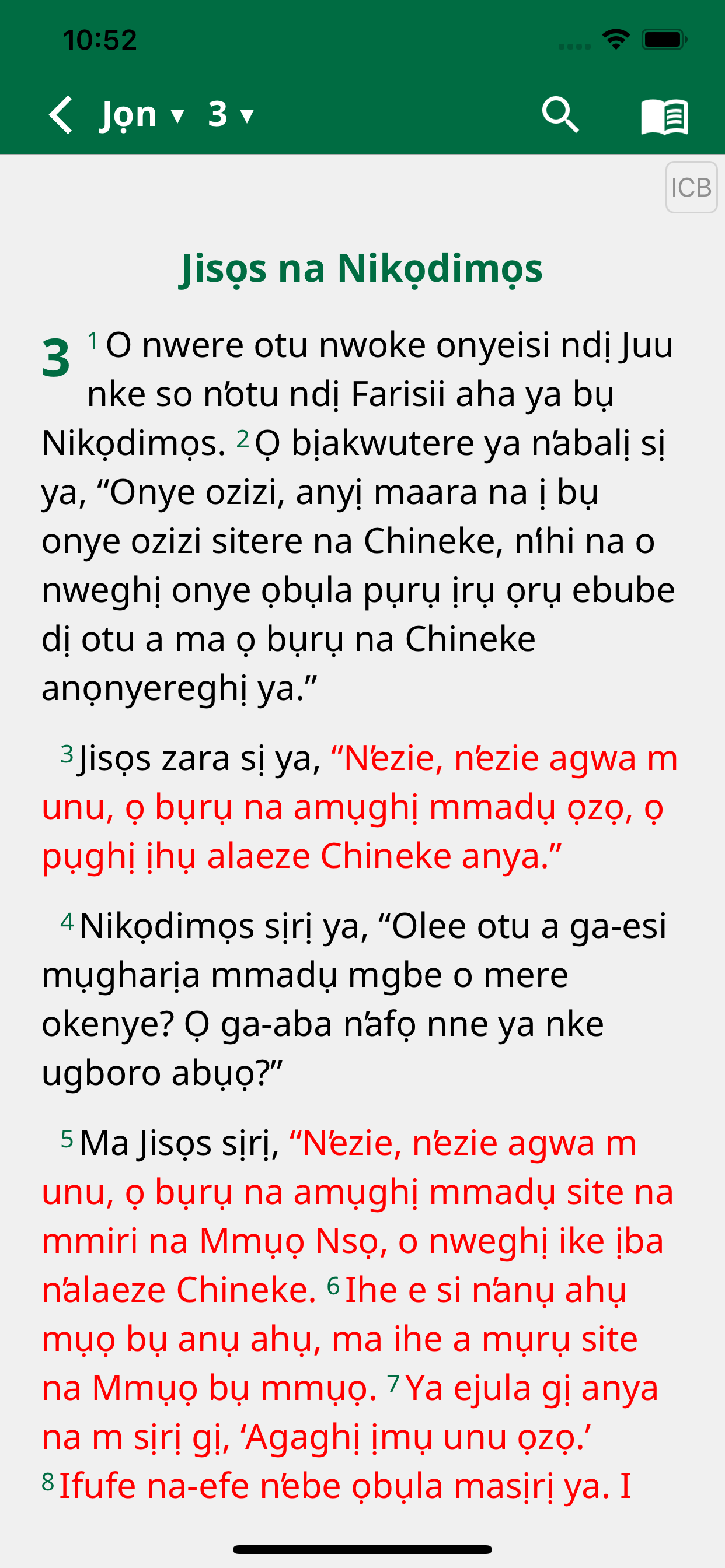 Igbo Contemporary Bible