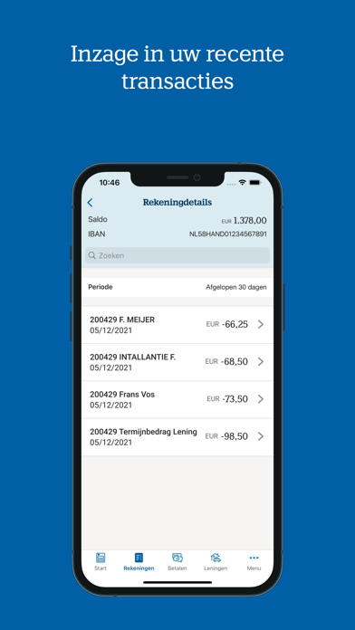 Handelsbanken NL – Particulier Screenshot