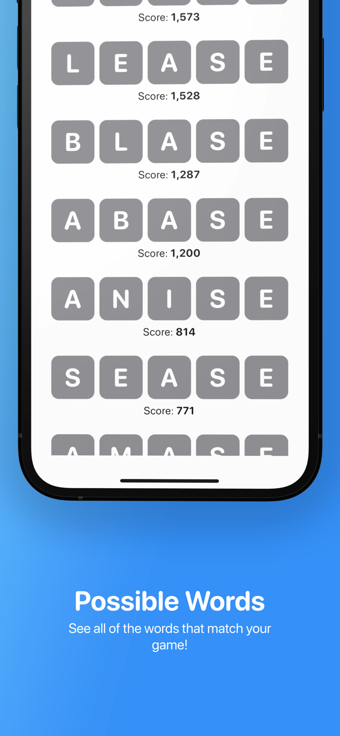 Word Helper Word Game Solver