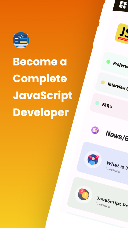 #1. Learn Javascript Offline [PRO] (iOS) By: Muhammad Mubeen