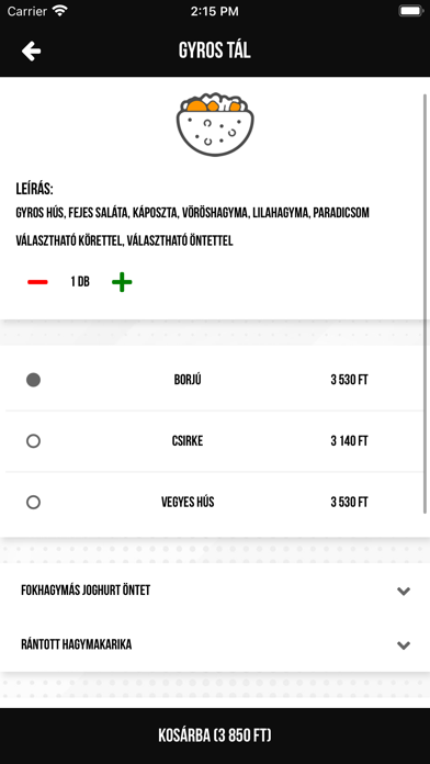 KORZÓ Kebab és Fagyizó Screenshot