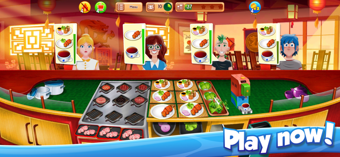 Cooking Rush Restaurant Chef