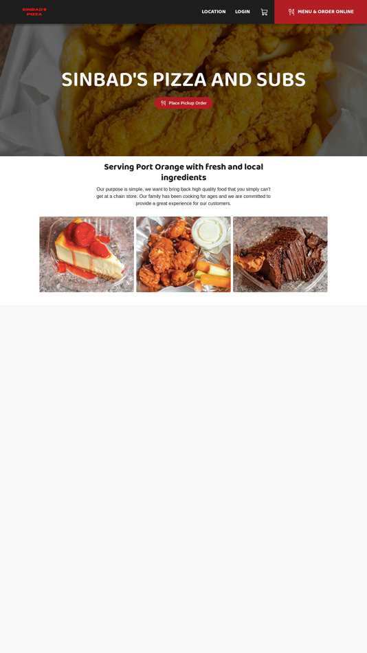 #1. Sinbad's Pizza and Subs (iOS) By: Pizzamico LLC