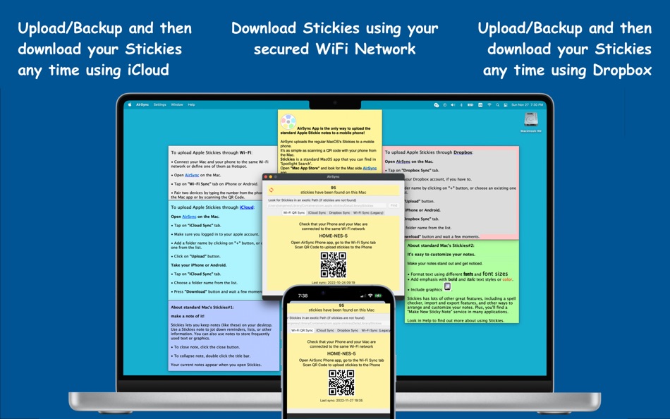 #1. AirSync for Stickies (macOS) 게시자: AnswerSolutions LLC