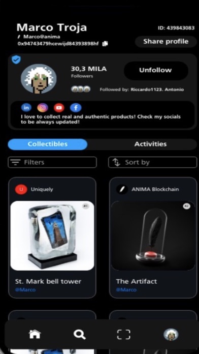 Anima Blockchain Screenshot