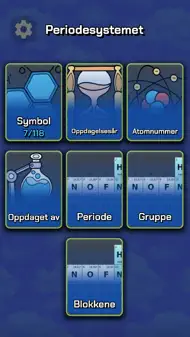 Periodesystemet Quiz iphone bilder 1