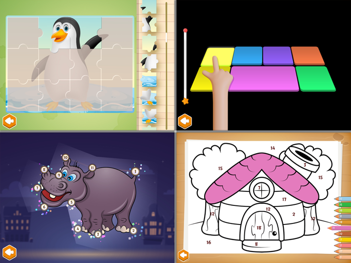 Puzzle games for kids learning