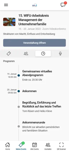 Game screenshot WIFU Events apk
